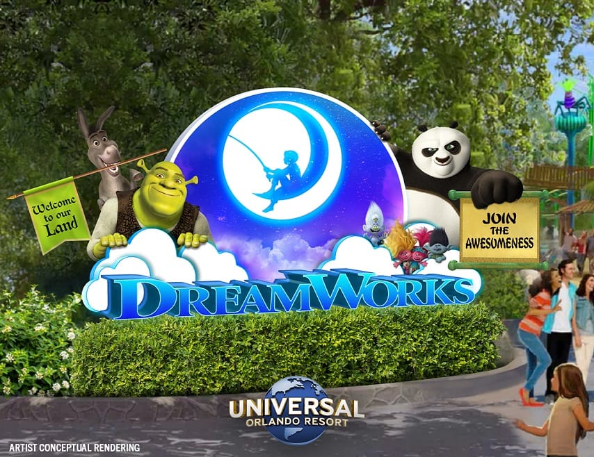 Universal Orlando anuncia nueva área temática de Dreamworks para 2024