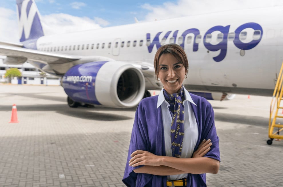 Despega el primer vuelo entre Bogotá y Caracas de Wingo