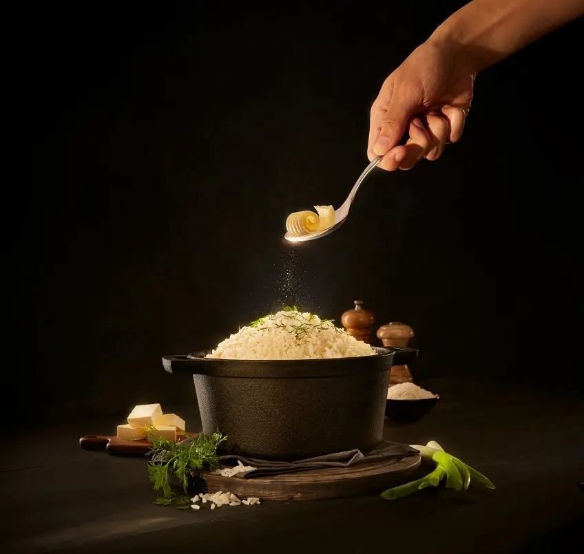 Arroz con margarina, una forma fácil y deliciosa de prepararlo
