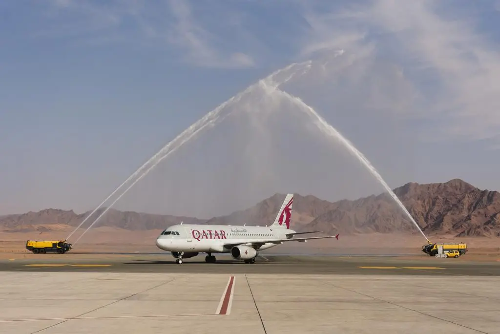 Qatar Airways conmemora la expansión de la red en Arabia Saudita con una ceremonia especial en AlUla