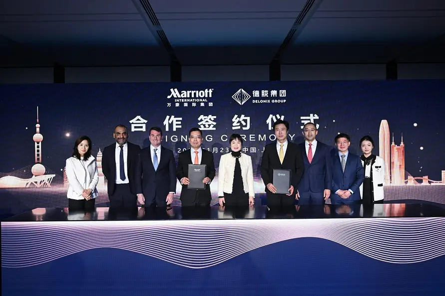 Marriott International y Delonix Group anuncian un acuerdo de cooperación estratégica en China continental
