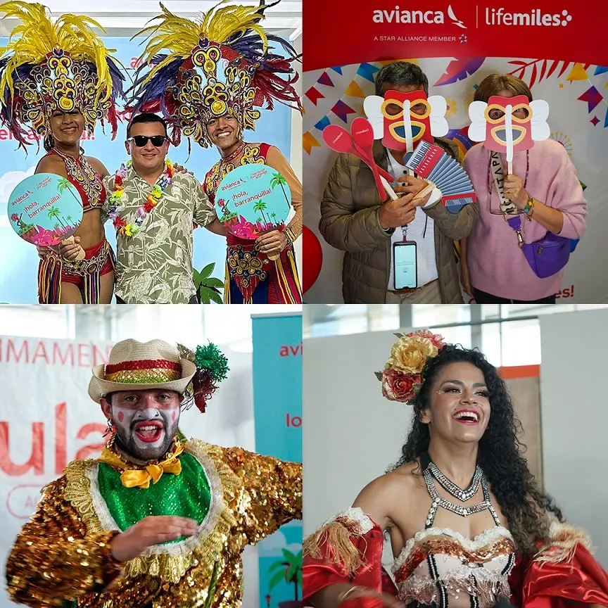 Avianca llevó a más de 34.000 viajeros al Carnaval de Barranquilla