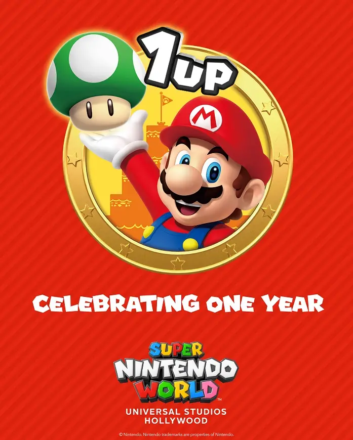 Universal Studios Hollywood celebra el primer aniversario de SUPER NINTENDO WORLD