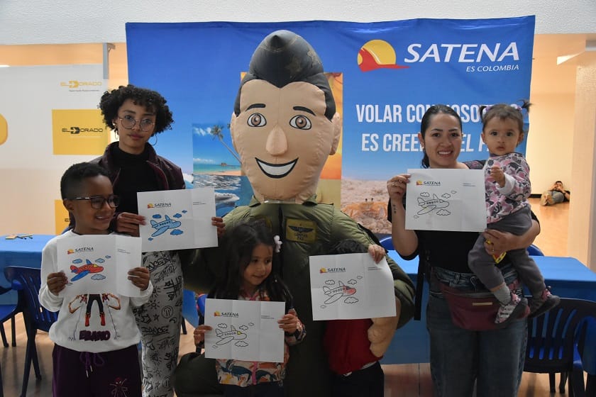 SATENA ha transportado a más de dos mil niños con el servicio de acompañamiento gratuito en el último año