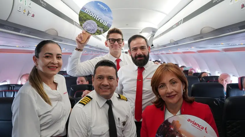 Por primera vez, despegó desde Bogotá un vuelo de Avianca con destino a Montreal