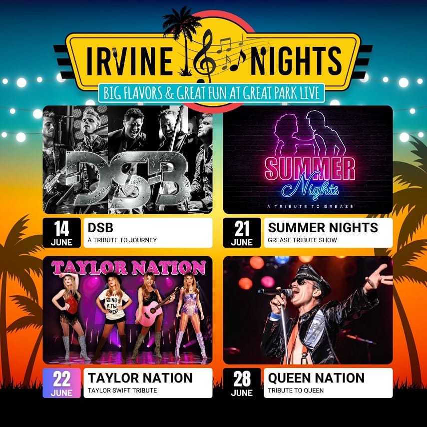Irvine Nights regresa el 14 de junio en New Great Park Live Venue