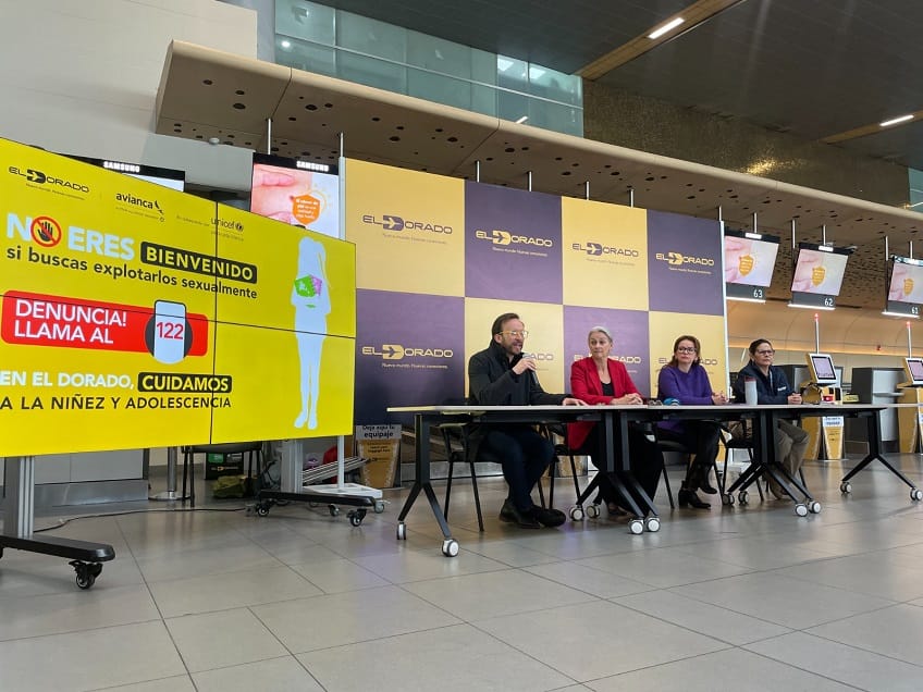 El Dorado, Avianca y Migración Colombia, con el apoyo de UNICEF, se unen para alertar sobre la explotación sexual de la niñez y adolescencia en Colombia