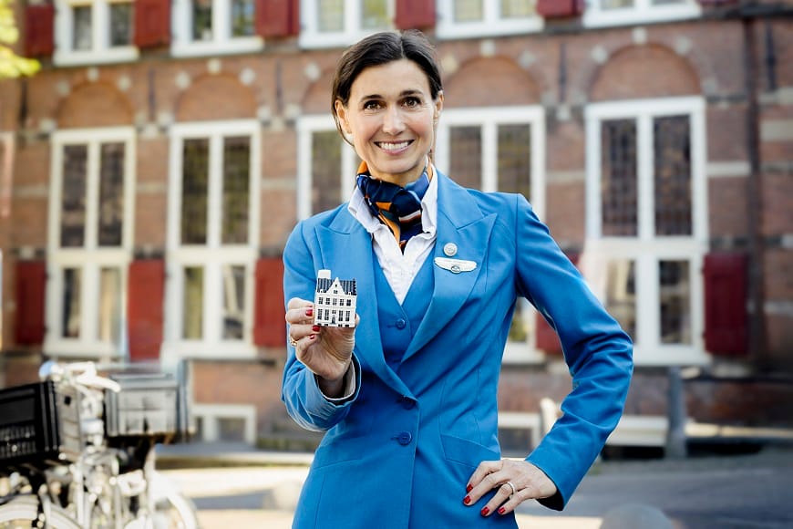 El Huisje 105 de KLM bordea tres canales de Ámsterdam