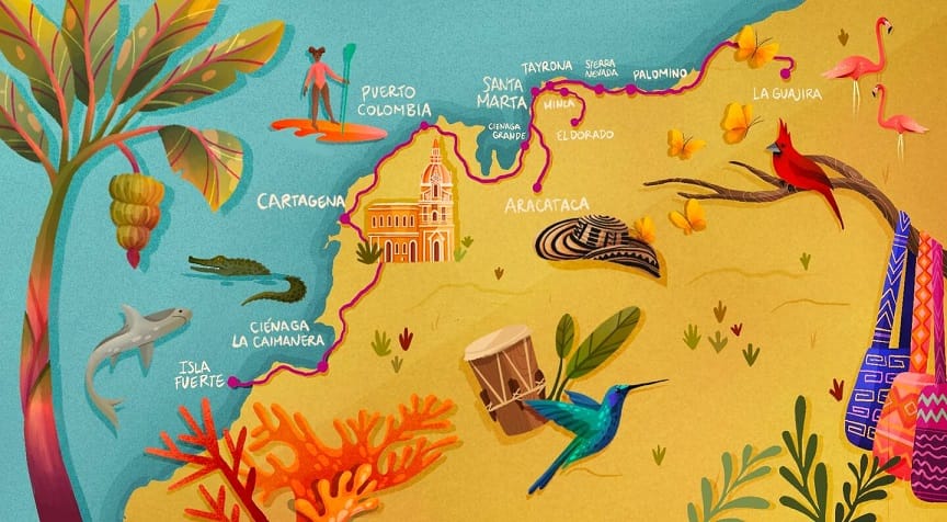 Recorre la ruta del Gran Caribe Colombiano: una iniciativa de Airbnb