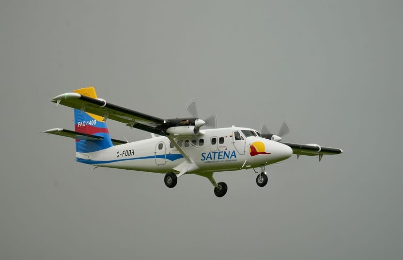 Satena fortalece la aviación regional con el primer Twin Otter de una flota de ocho aeronaves