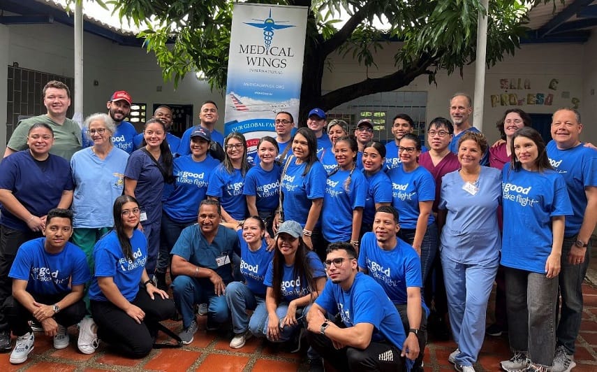 American Airlines se une a Medical Wings para ofrecer atención médica gratuita en Colombia