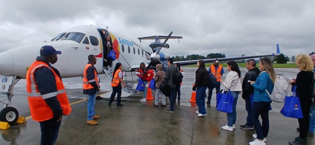 SATENA inicia el 2025 conectando a Popayán e Ipiales con nueva ruta aérea