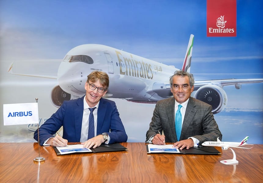 Emirates mejora la disponibilidad de su flota con la inversión en la solución de mantenimiento predictivo digital Airbus Skywise S.FP+ y Core X3