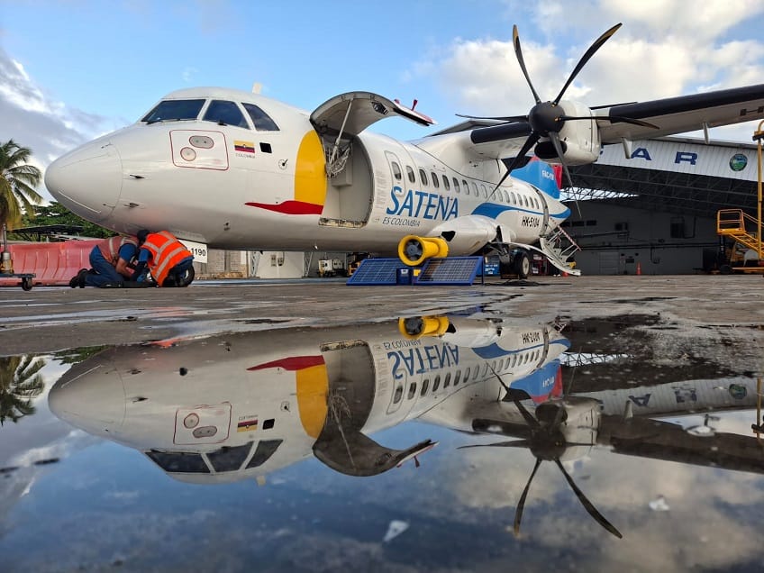 SATENA implementa sistema de enfriamiento de motores con energía solar