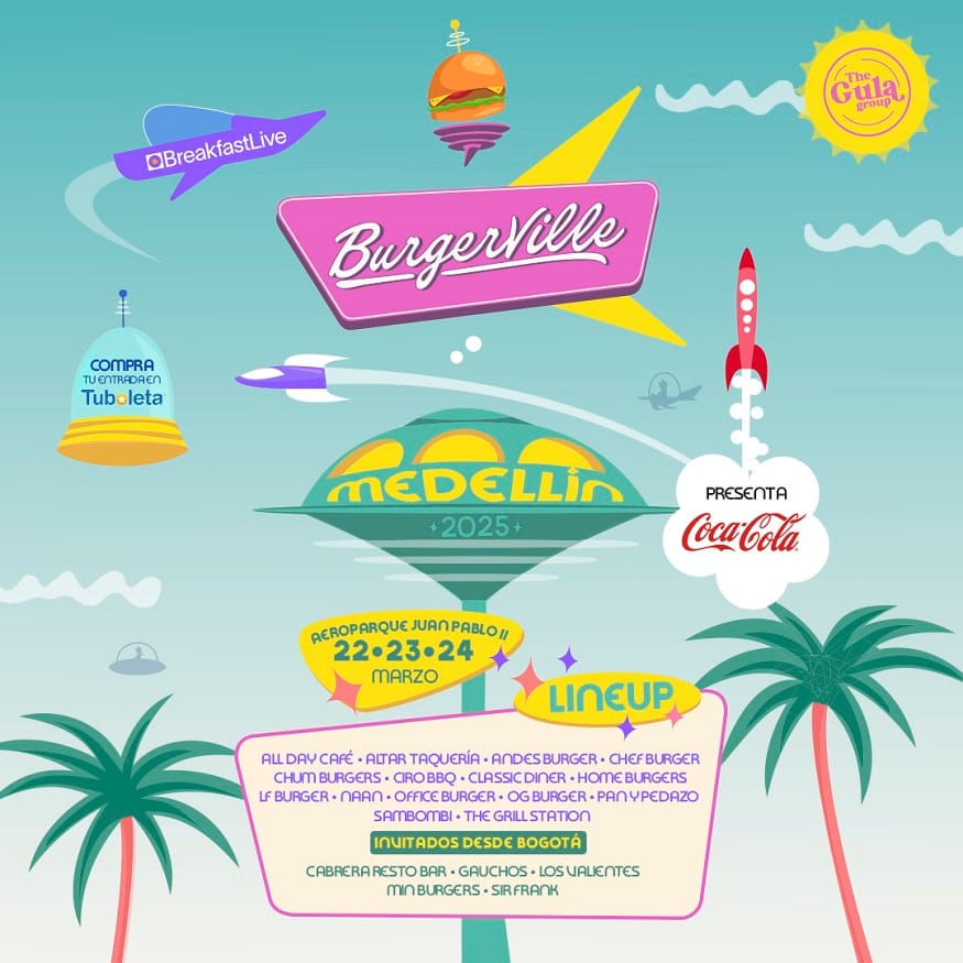 ¡Burgerville llega oficialmente a Medellín!