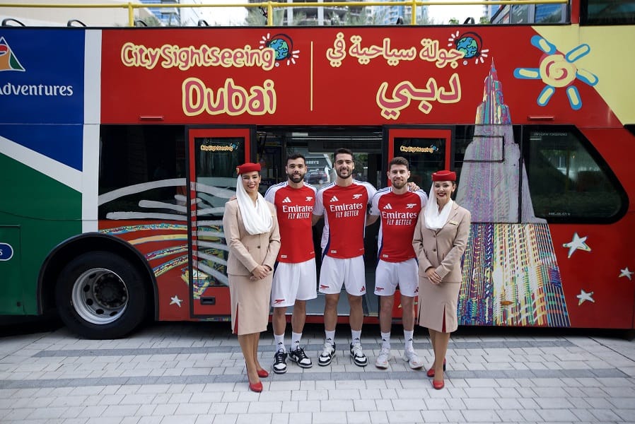 Los Gunners descubren la magia de Dubái con Emirates