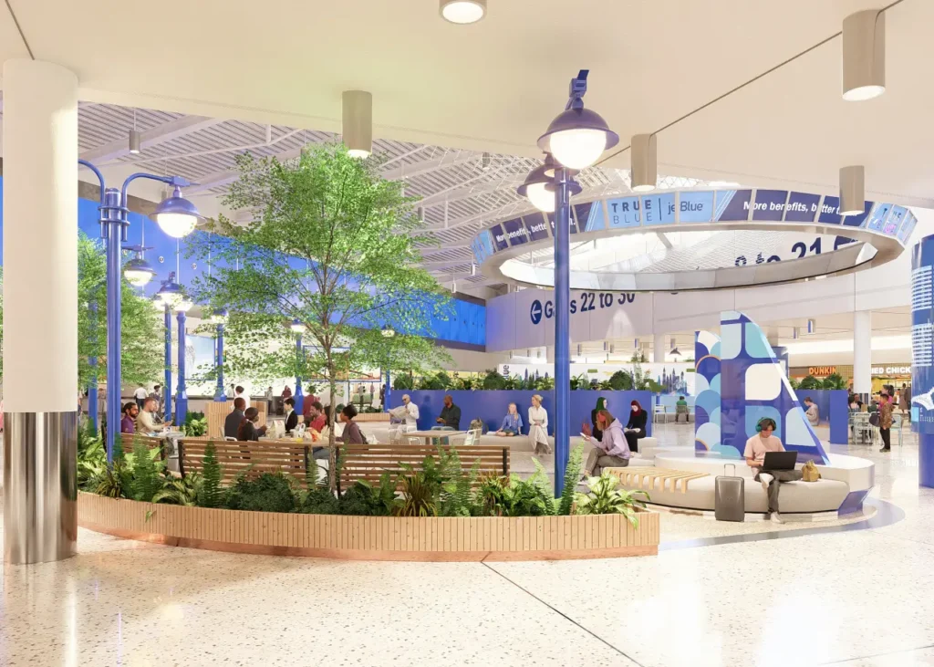 JetBlue, la Autoridad Portuaria y Fraport USA revelan planes para renovar la Terminal 5 del Aeropuerto Internacional John F. Kennedy