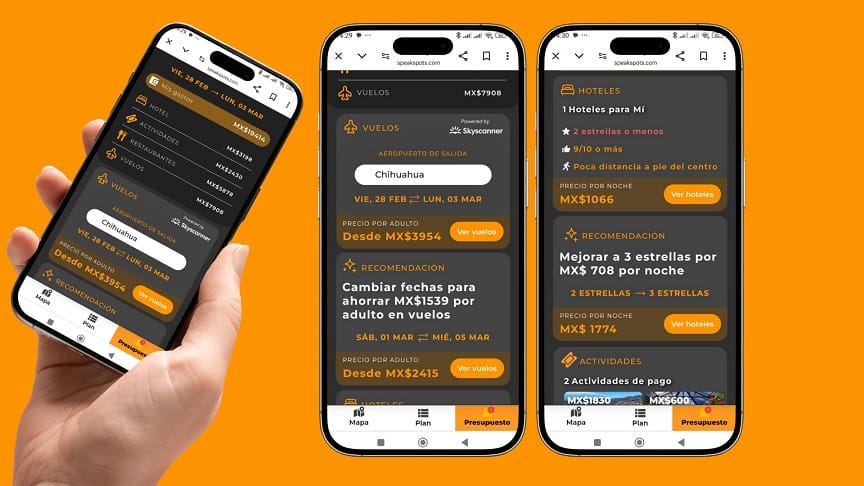 Inteligencia artificial para estirar el dinero de los viajes