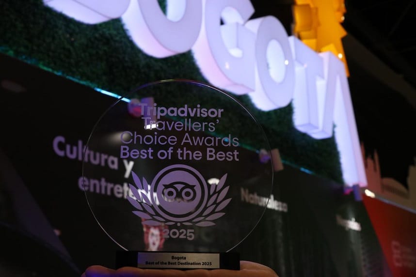 Bogotá recibe reconocimiento de Tripadvisor como 15 mejor destino tendencia en los premios lo mejor de lo mejor