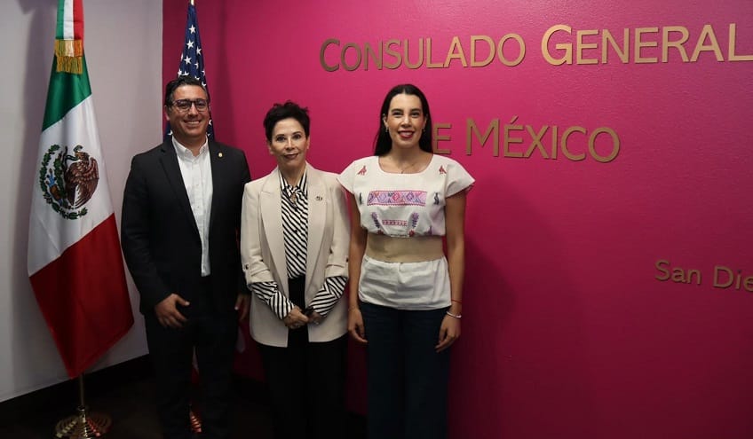 Secretaria de Turismo y cónsul general de México en San Diego supervisan avances de activaciones del Tianguis Turístico en California