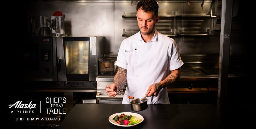 Alaska Airlines lanza una nueva era en la gastronomía a bordo con Chef (tray) Table: una experiencia de primera clase
