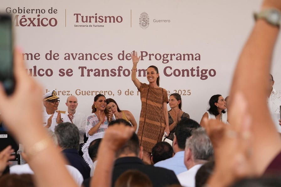 Sectur presentó a la Presidenta de México avances del Programa Integral “Acapulco se Transforma Contigo”