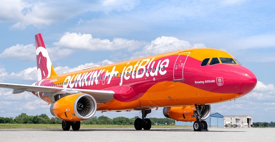 JetBlue vuela con Dunkin’ con una nueva imagen especial