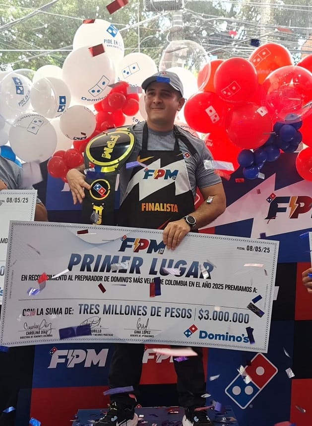 Domino’s eligió al pizzero más rápido de Colombia en el ‘Fastest Pizza Maker’ edición 2025