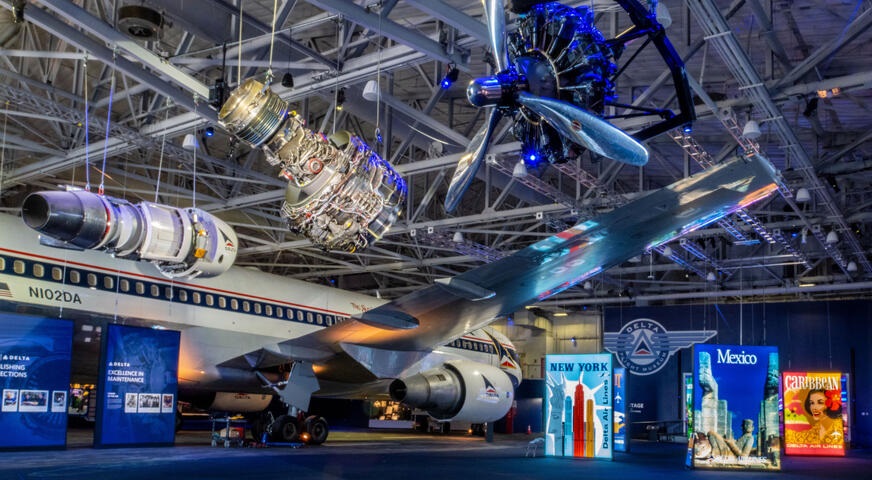 TechOps regresa a los hangares históricos para apoyar la renovación del Delta Flight Museum