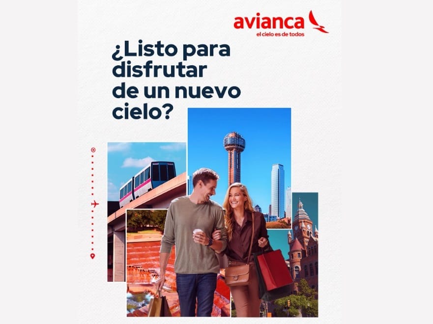 Avianca inicia operaciones de la ruta directa Bogotá-Dallas