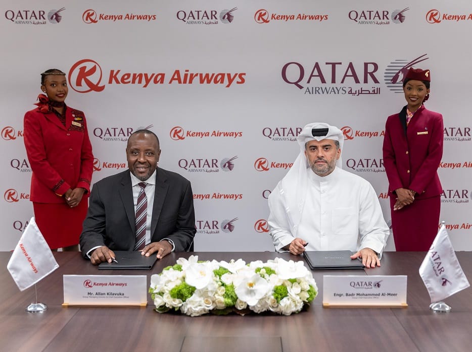 Qatar Airways y Kenya Airways firman una alianza estratégica