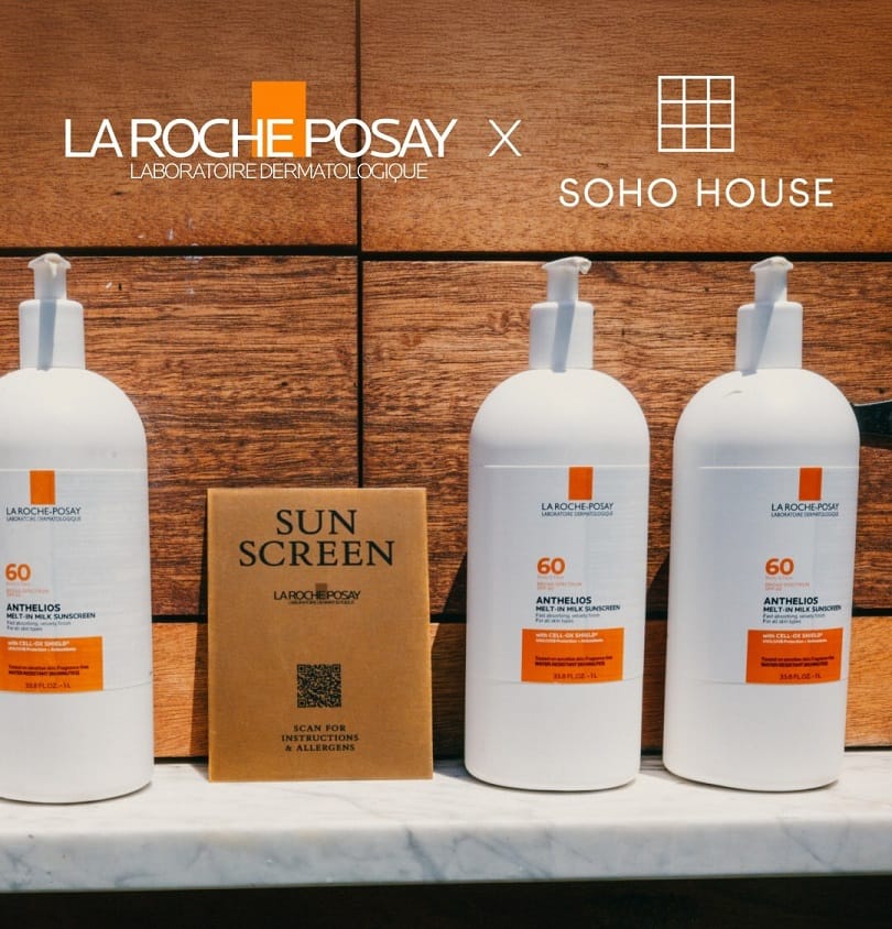 Soho House y La Roche-Posay anuncian una alianza exclusiva para ofrecer protección solar premium a todos sus miembros