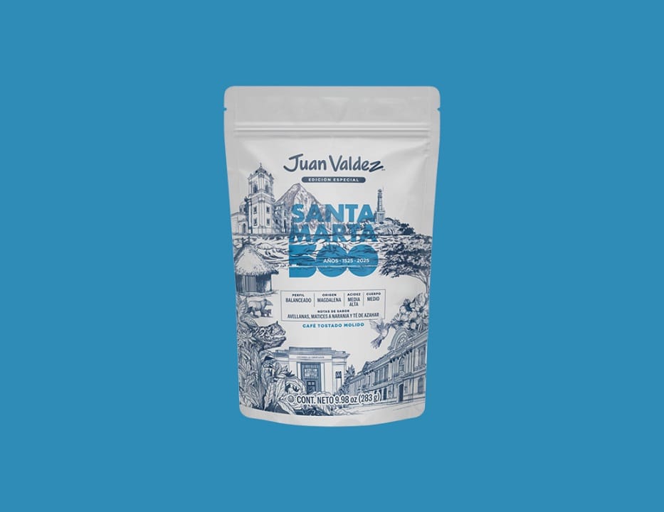 Juan Valdez se suma a la conmemoración de los 500 años de Santa Marta con nueva edición de café