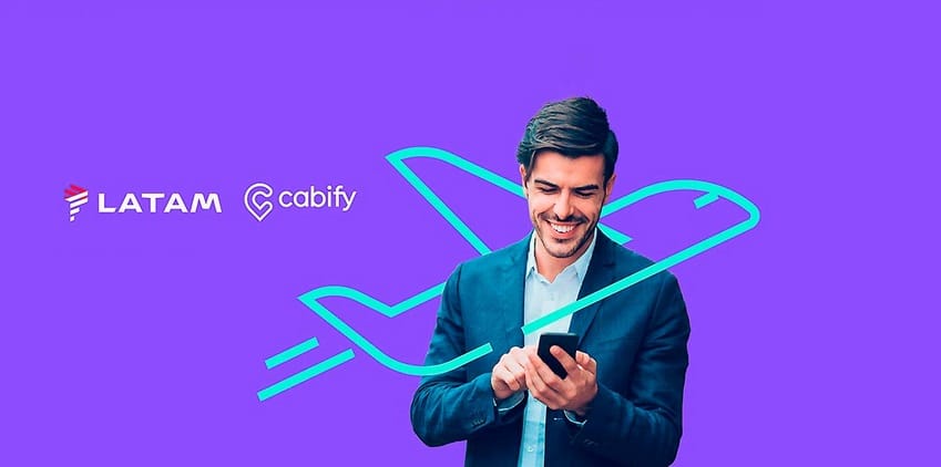 Alianza entre Cabify y LATAM Pass ahora permite sumar millas aéreas por kilómetros recorridos en la app