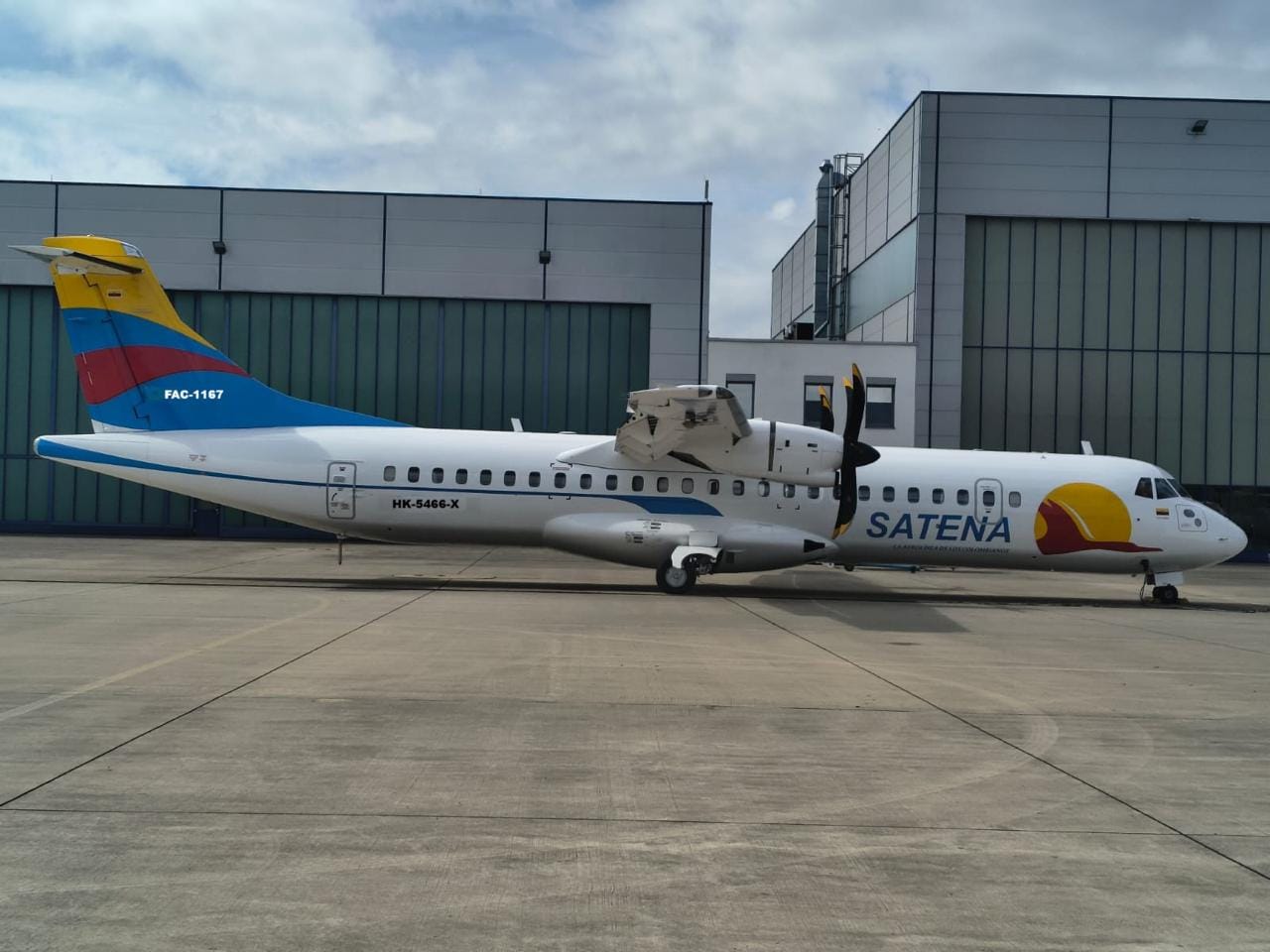 SATENA fortalece su flota y proyecta 20 nuevas rutas con la llegada de tres ATR 72-600