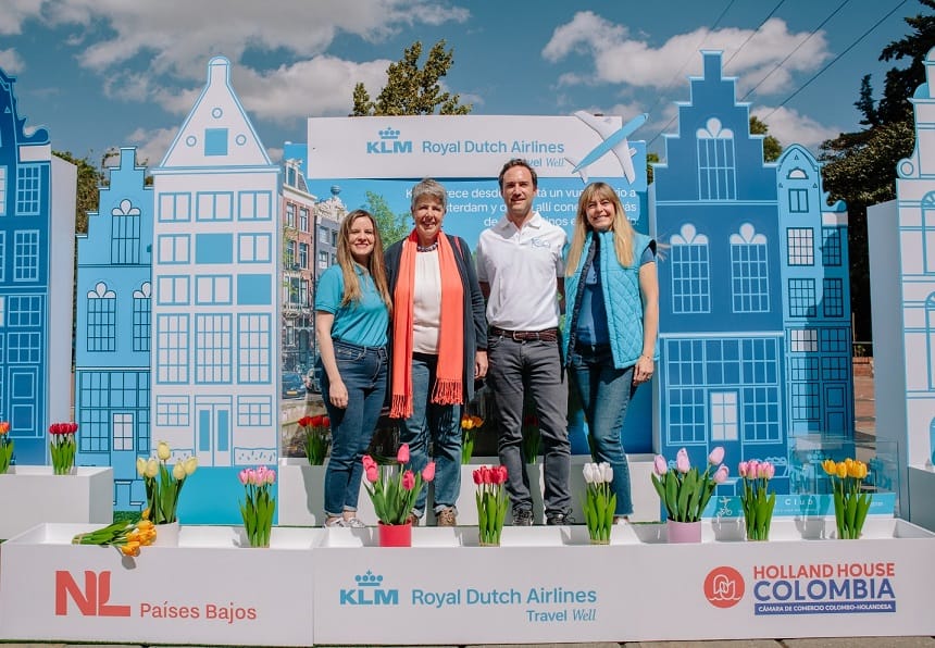 Bogotá pedaleó hacia Ámsterdam con KLM