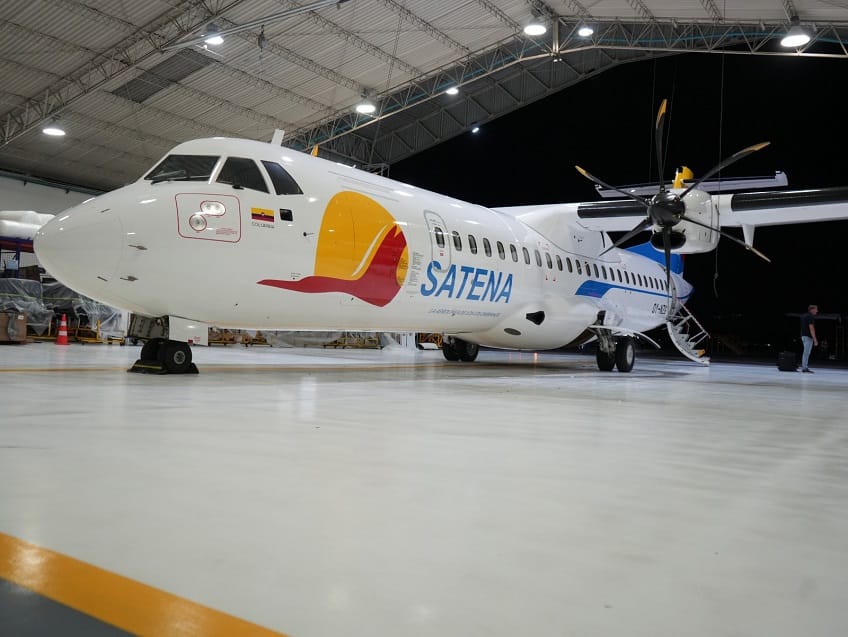 De Dinamarca a Colombia: el segundo ATR 72-600 completa su travesía intercontinental y se suma a SATENA