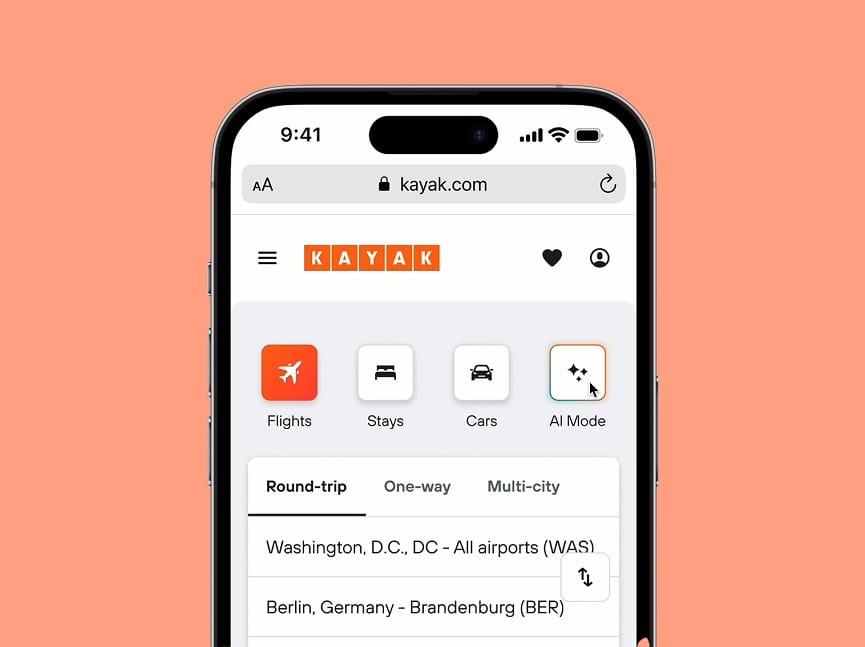 KAYAK presenta AI Mode: búsqueda de viajes conversacional, justo a tiempo para planificar las vacaciones
