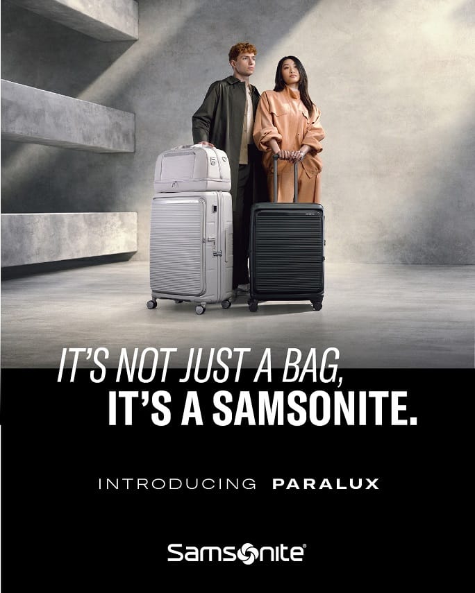 Samsonite presenta PARALUX: la nueva forma inteligente y moderna de organizar tu maleta