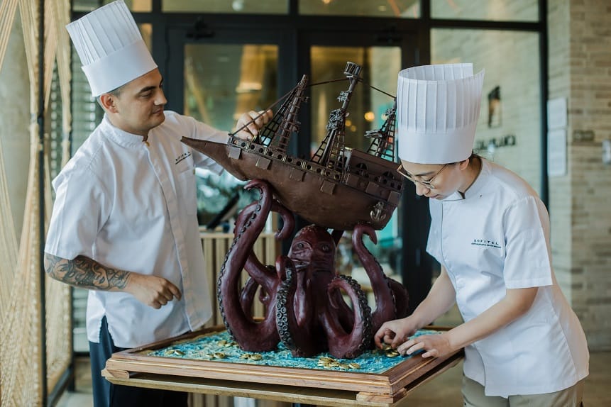 El Galeón San José renace en chocolate: Sofitel Barú Cartagena presenta su obra navideña