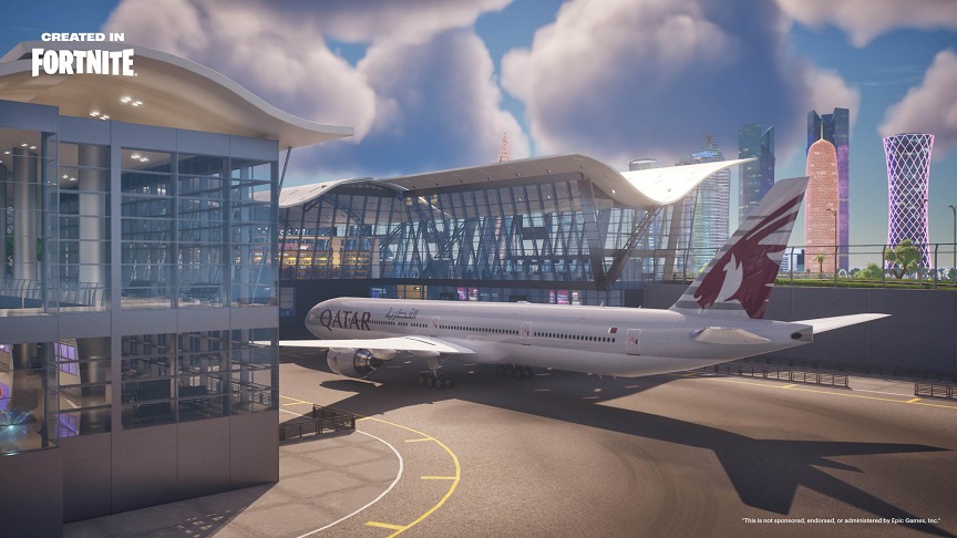 ‘QVerse Island’: Qatar Airways lanza su primer destino digital en Fortnite
