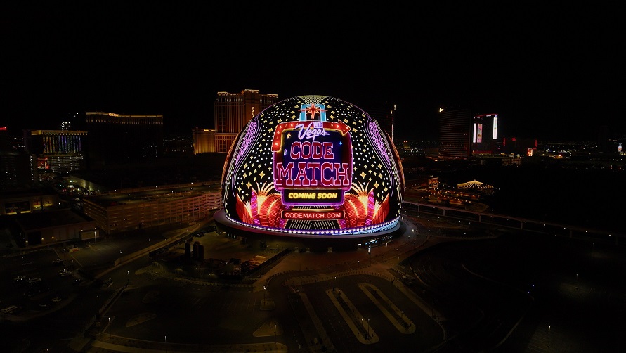 Code Match en Las Vegas: la pantalla más grande del mundo ahora es un juego en vivo