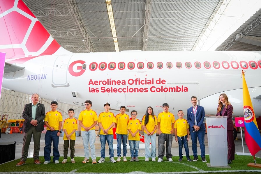 Avianca es la aerolínea Oficial de la Selección Colombia y fortalece su conectividad durante la fiesta del fútbol con más de 3.000 vuelos