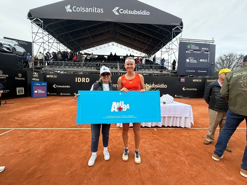 Aruba reafirma su compromiso con el bienestar de las atletas en la Copa Colsanitas WTA