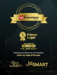 Jetsmart y On Vacation obtienen el máximo reconocimiento en los Premios Latam Digital 2026