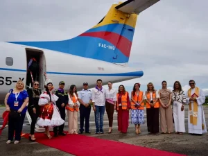 SATENA aterrizó en la temporada de San Pedro con nueva ruta directa entre Medellín y Neiva