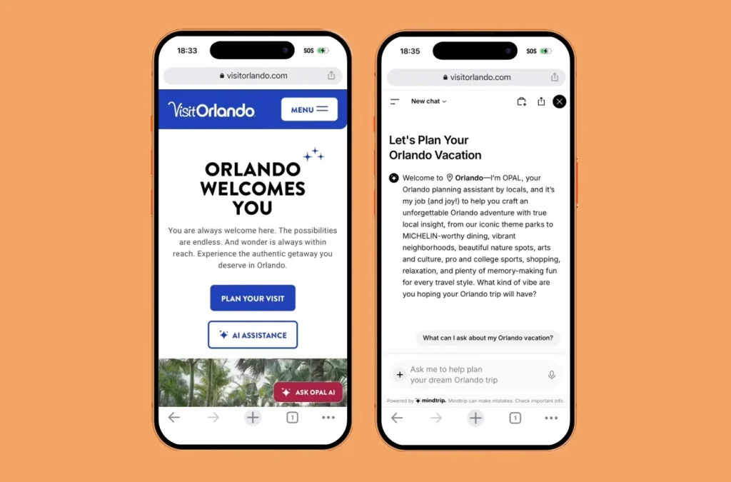 Planificador de viajes a Orlando: la nueva herramienta de inteligencia artificial para diseñar tus vacaciones