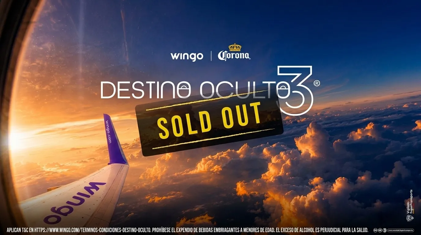 Wingo agotó en 19 minutos los cupos de su viaje sorpresa a dos destinos desconocidos