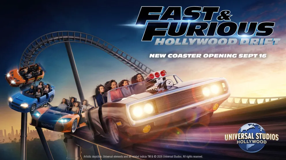 Universal Studios Hollywood abre el 16 de septiembre su montaña rusa más rápida, inspirada en Fast & Furious