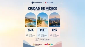 Aeroméxico nuevas rutas vuelos de CDMX a EE. UU. en 2027